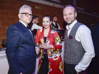 Wernisaż kalendarza ATM Grupy 2019 <br>
                    Robert Wieczorek (producent), Dagmara Bąk i Maciej Mikołajczyk <br>
                    fot. Jacek Kurnikowski/AKPA <br>