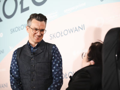 premiera SKOŁOWANI <br>
                     
                    Michał Czernecki i Bogumiła Siedlecka-Goślicka <br>