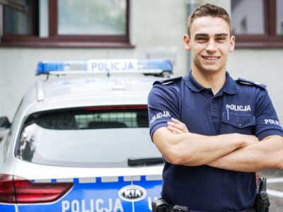 POLICJA <br>
                     
                    starszy sierżant Kacper Ciołek, dzielnicowy, Poznań <br>